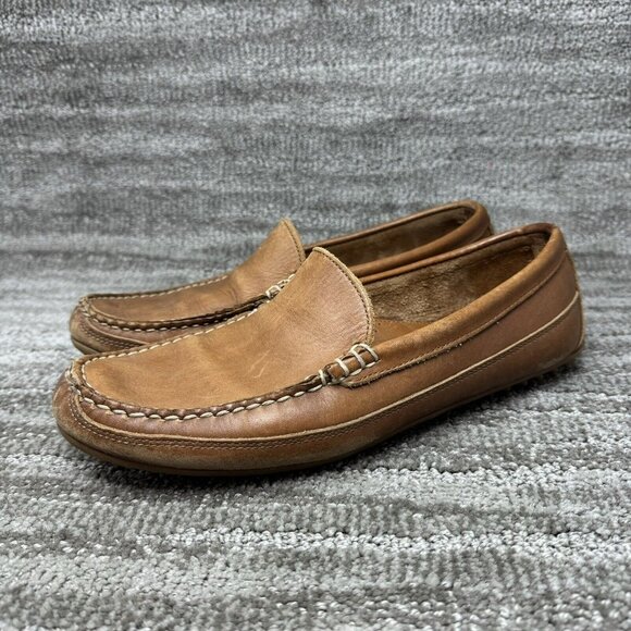 Allen Edmonds Interstate 90 Mens 10D Brown Loafers Driving Shoes Slip On Moc main image 9